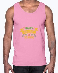 happy last day school 243#- general school- Cotton Tank