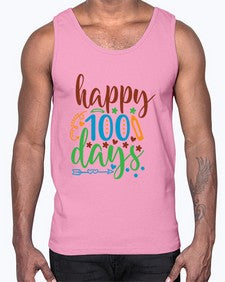 happy one hundred days 244#- one hundred days- Cotton Tank