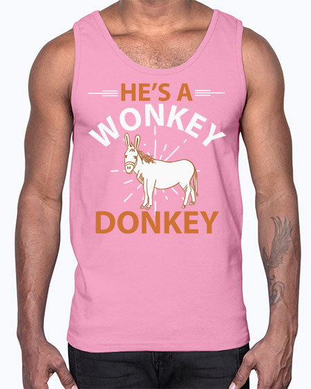 he’s a wonky donkey Style 4#- donkey- Cotton Tank