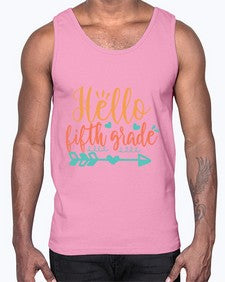 hello fifth grade 260#- fifth grade- Cotton Tank