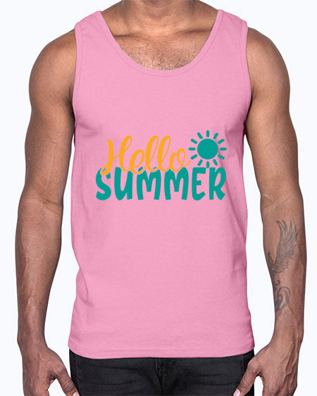 hello summer Style 98#- summer- Cotton Tank