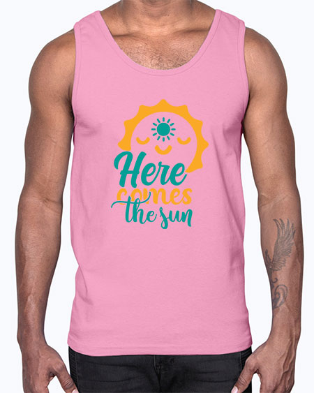 here comes the sun Style 96#- summer- Cotton Tank