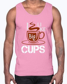 i like big cup 224#- cooking- Cotton Tank