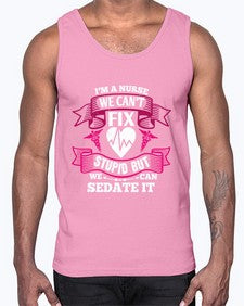 im a nurse we cant fix Style 960#- nurse- Cotton Tank