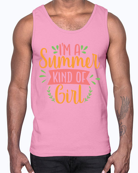 im a summer kind of girl 93#- summer- Cotton Tank