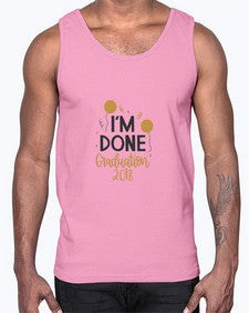 im done graduation 385#- graduation- Cotton Tank