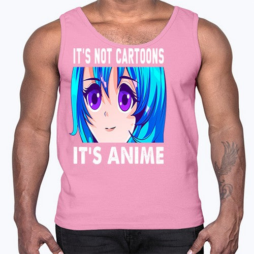 its not cartoons its anime253#- anime- Cotton Tank