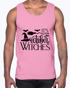 its october witches 34#- witch- Cotton Tank