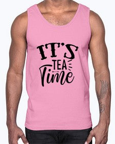 its tea time 1239#- tea- Cotton Tank