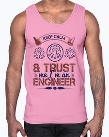 keep calm and trust me im an engineer Style 260#- engineer- Cotton Tank