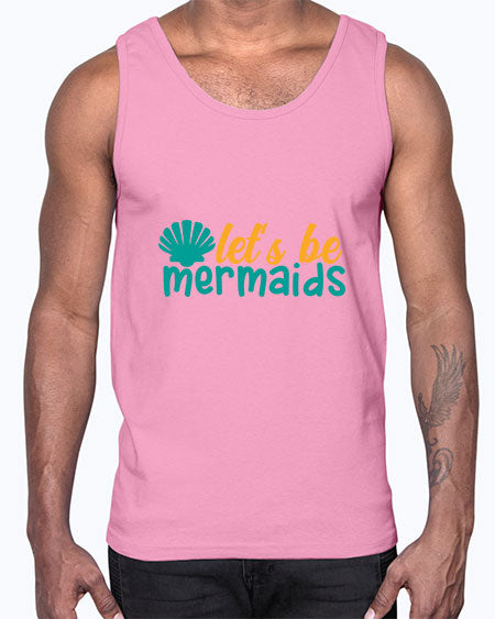 lets be mermaids Style 93#- summer- Cotton Tank