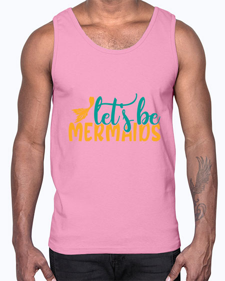 lets be mermaids Style 94#- summer- Cotton Tank