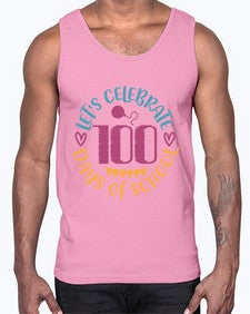 lets celebrate days of school 458#- one hundred days- Cotton Tank