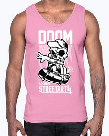 lets skate 725#- art pop art- Cotton Tank