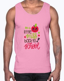 little miss back to school 477#- general school- Cotton Tank