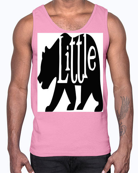 littlebear 169#- bears - animals- Cotton Tank