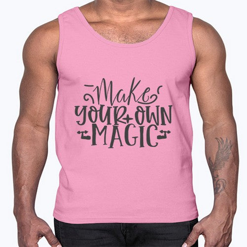 make your own magic Style 86#- motivation- Cotton Tank