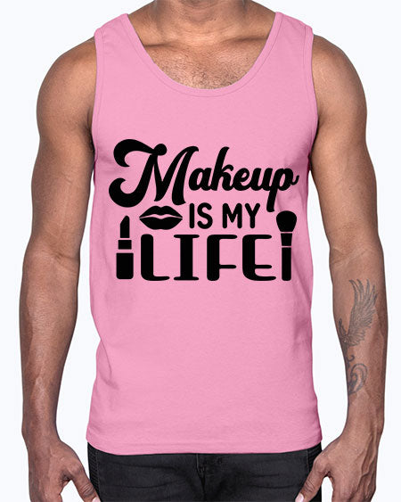 makeup is my life 16#-makeup Cotton Tank