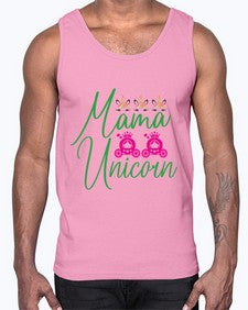 mama unicorn 288#- unicorn- Cotton Tank