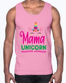 mama unicorn 291#- unicorn- Cotton Tank