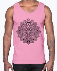 mandala 821#- mandala- Cotton Tank