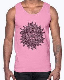mandala 888#- mandala- Cotton Tank
