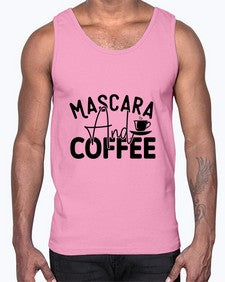 mascare and coffee 1373#- tea- Cotton Tank