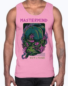 mastermind monkey 925#- art pop art- Cotton Tank