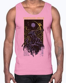 nightmare dream 954#- art pop art- Cotton Tank