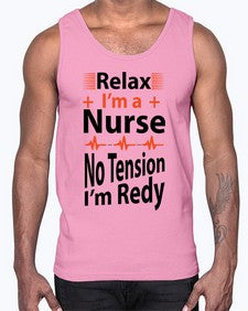 nurse tshirt 1210#- nurse- Cotton Tank
