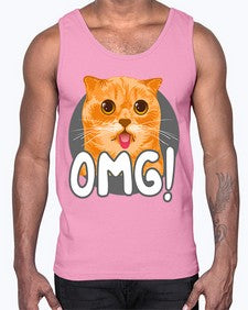 omg 968#- art pop art- Cotton Tank