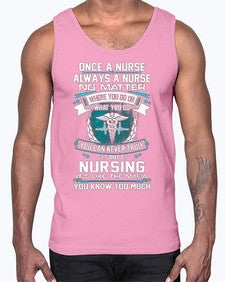 once a nurse 1286#- nurse- Cotton Tank