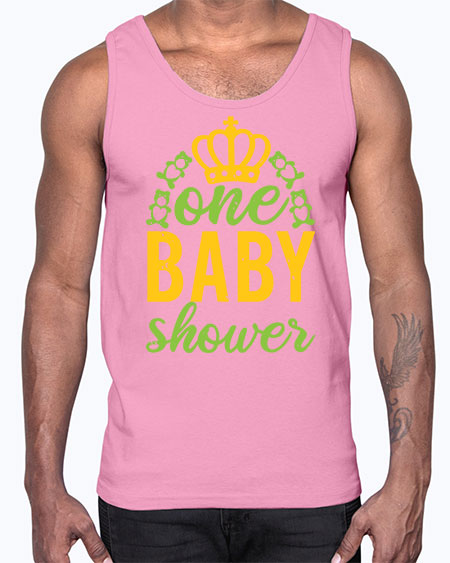 one baby shower Style 172#- baby shower- Cotton Tank