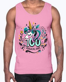 one hundred Day Magical 562#- one hundred days- Cotton Tank
