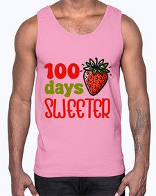 one hundred days sweeter 585#- one hundred days- Cotton Tank
