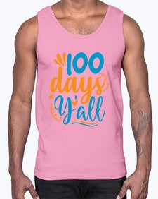 one hundred days yalll 590#- one hundred days- Cotton Tank
