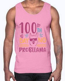 one hundredth day no probllama 597#- one hundred days- Cotton Tank