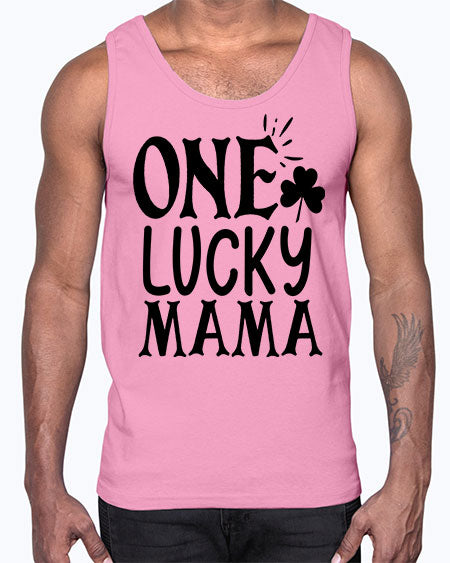 one lucky mama Style 34#- autism- Cotton Tank
