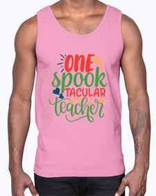 one spook tacular teacher Style 329#- teacher- Cotton Tank