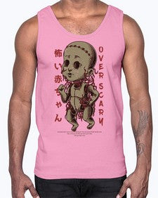 over scary 975#- art pop art- Cotton Tank