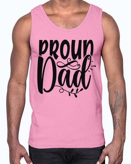 proud dad Style 37#- autism- Cotton Tank