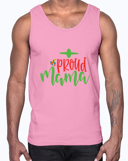 proud mama Style 38#- autism- Cotton Tank