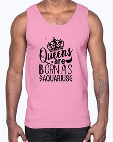 queens are born as Aquarius 388#- aquarius- Cotton Tank