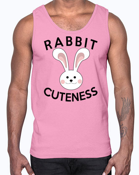 rabbit cuteness- rabbit- Cotton Tank