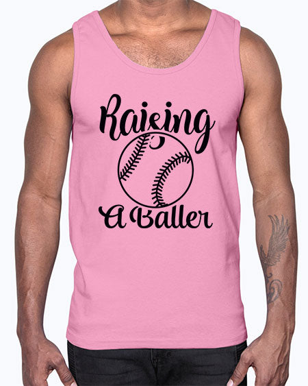 raising a baller 2277#- softball- Cotton Tank