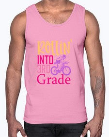 rollin into third grade 782#- third grade- Cotton Tank