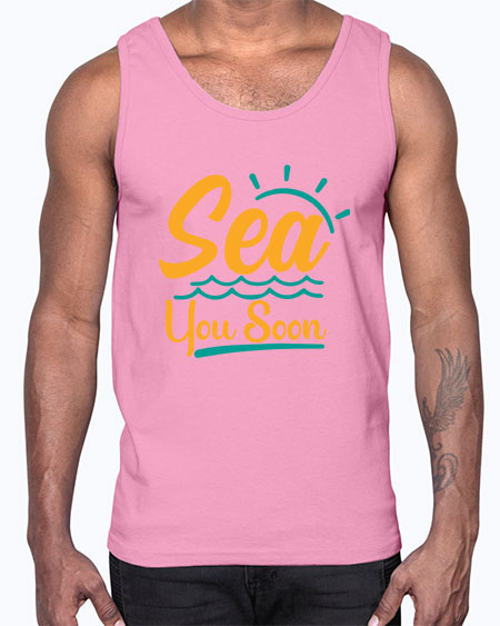 sea you soon Style 76#- summer- Cotton Tank