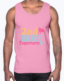 second Grade Superhero color 833#- second grade- Cotton Tank