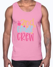 second grade crew 809#- second grade- Cotton Tank