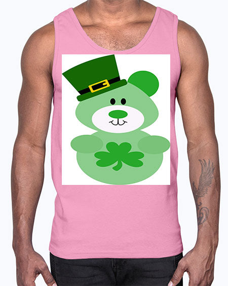 shamrockbear 249#- bears - animals- Cotton Tank